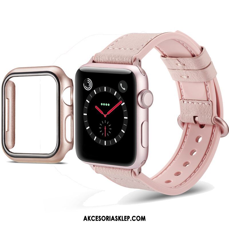 Futerał Apple Watch Series 1 Czarny Miękka Skóra Kolor Klamra Ochraniacz Pokrowce Dyskont