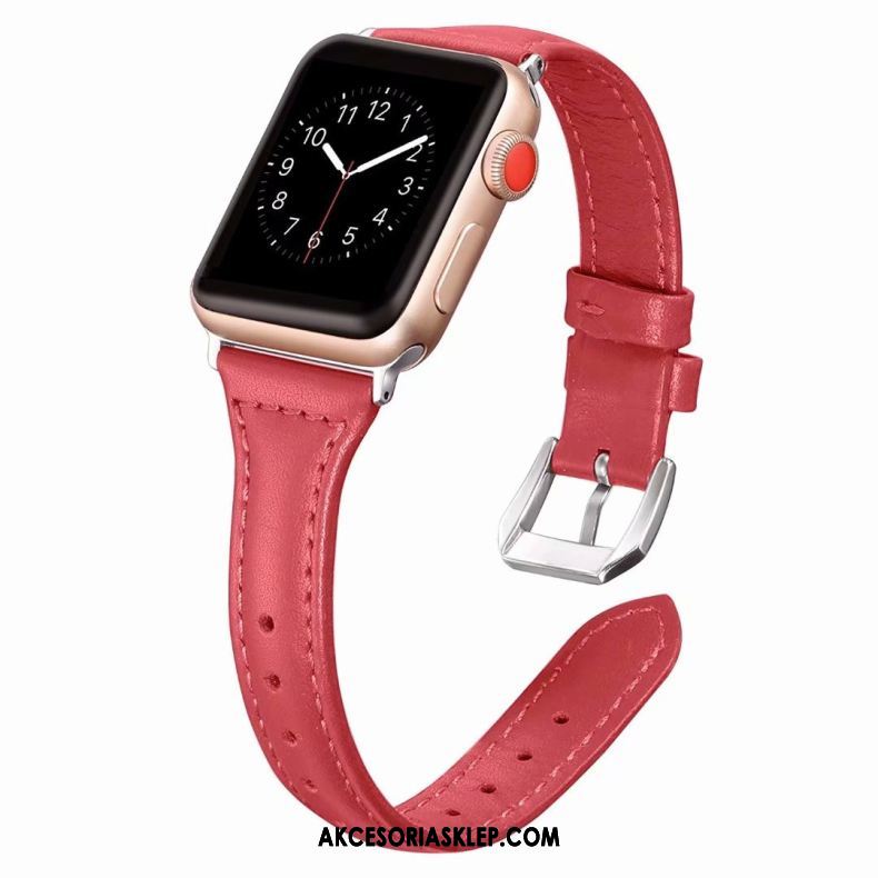 Futerał Apple Watch Series 1 Prawdziwa Skóra Dobrze Różowe Obudowa Oferta