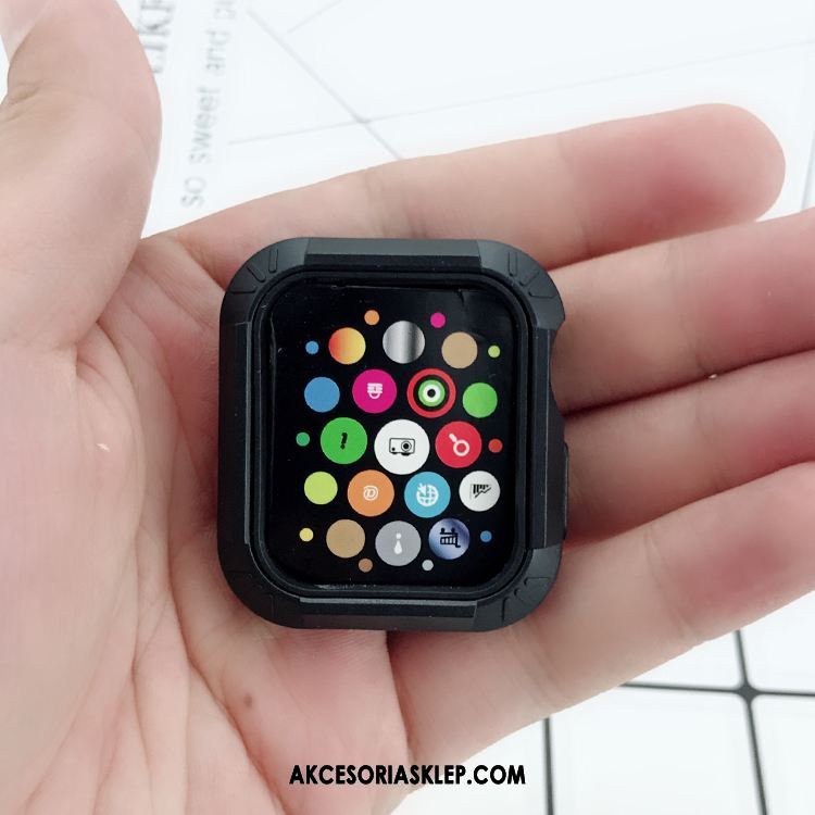 Futerał Apple Watch Series 3 Czerwony Anti-fall Ochraniacz Miękki All Inclusive Pokrowce Sklep
