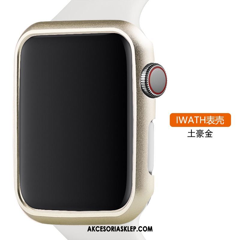 Futerał Apple Watch Series 3 Metal Złoto Stop Metali Ochraniacz Tendencja Etui Tanie