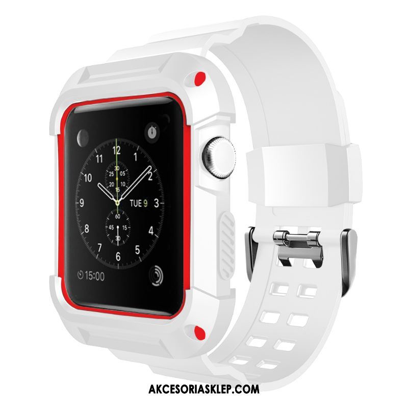 Futerał Apple Watch Series 3 Osobowość Tendencja Czerwony Sportowe Ochraniacz Pokrowce Tanie