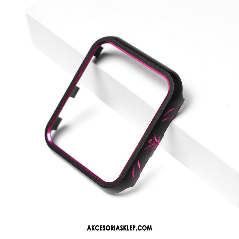 Futerał Apple Watch Series 4 Anti-fall Ochraniacz Metal Z Kryształkami Różowe Obudowa Online