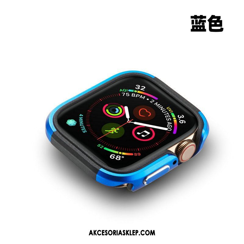 Futerał Apple Watch Series 4 Metal Granica Anti-fall Ochraniacz Złoto Etui Online