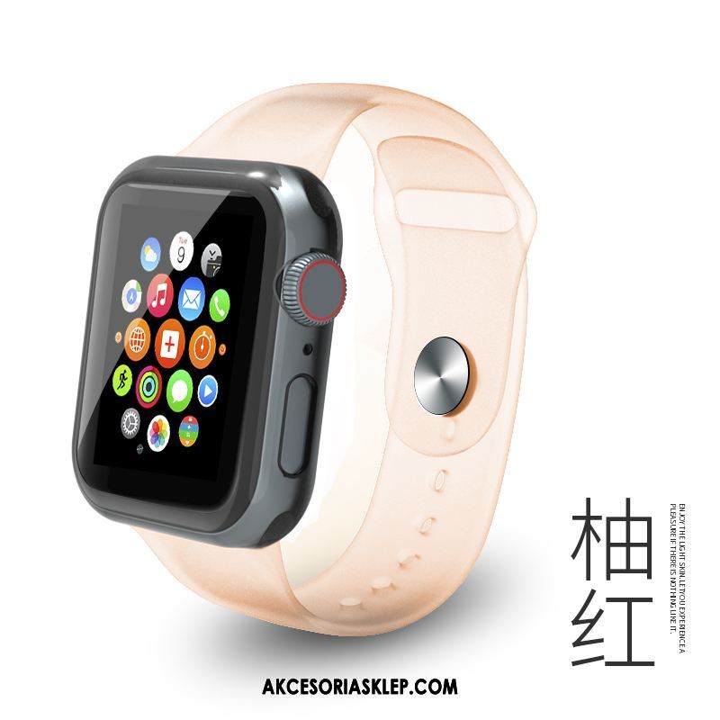 Futerał Apple Watch Series 4 Moda Osobowość Sportowe Czarny Silikonowe Etui Sklep