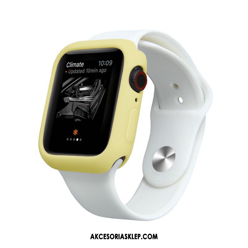 Futerał Apple Watch Series 4 Purpurowy Kolor Cukierków Miękki All Inclusive Silikonowe Etui Kup