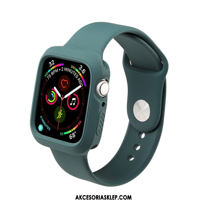 Futerał Apple Watch Series 4 Wodoodporny Ochraniacz Czerwony Silikonowe Osobowość Etui Tanie