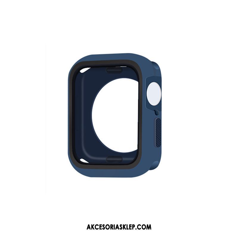 Futerał Apple Watch Series 5 Silikonowe Ochraniacz Bicolored Tendencja Czarny Etui Tanie