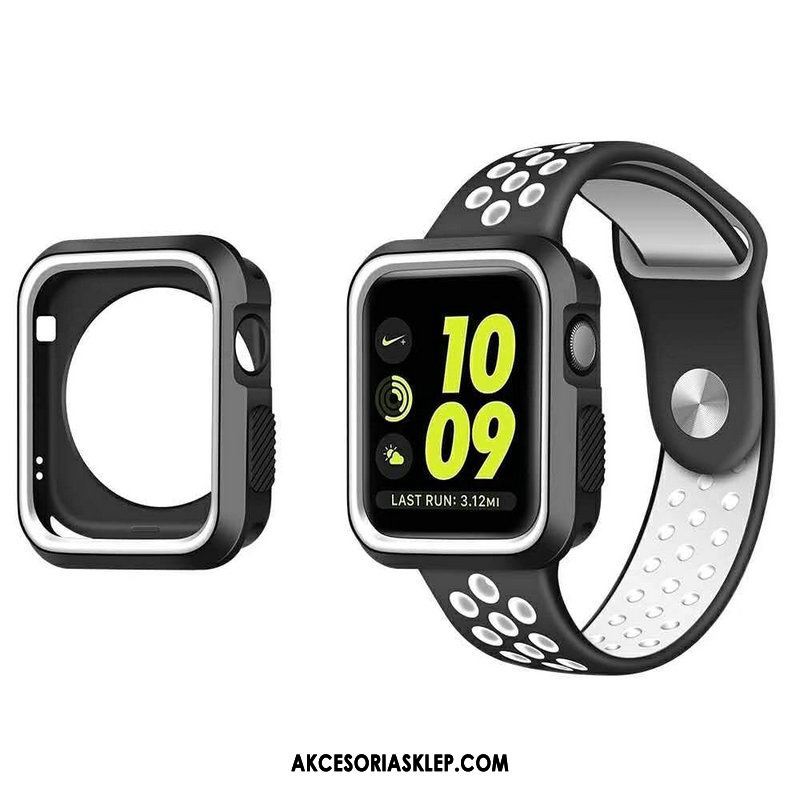 Futerał Apple Watch Series 5 Sportowe Chłodzenie Silikonowe Biały Ochraniacz Pokrowce Na Sprzedaż