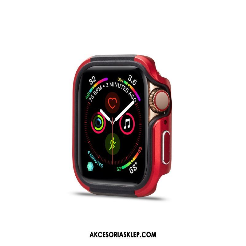 Futerał Apple Watch Series 5 Stop Metali Anti-fall Tendencja Złoto Pu Pokrowce Sklep
