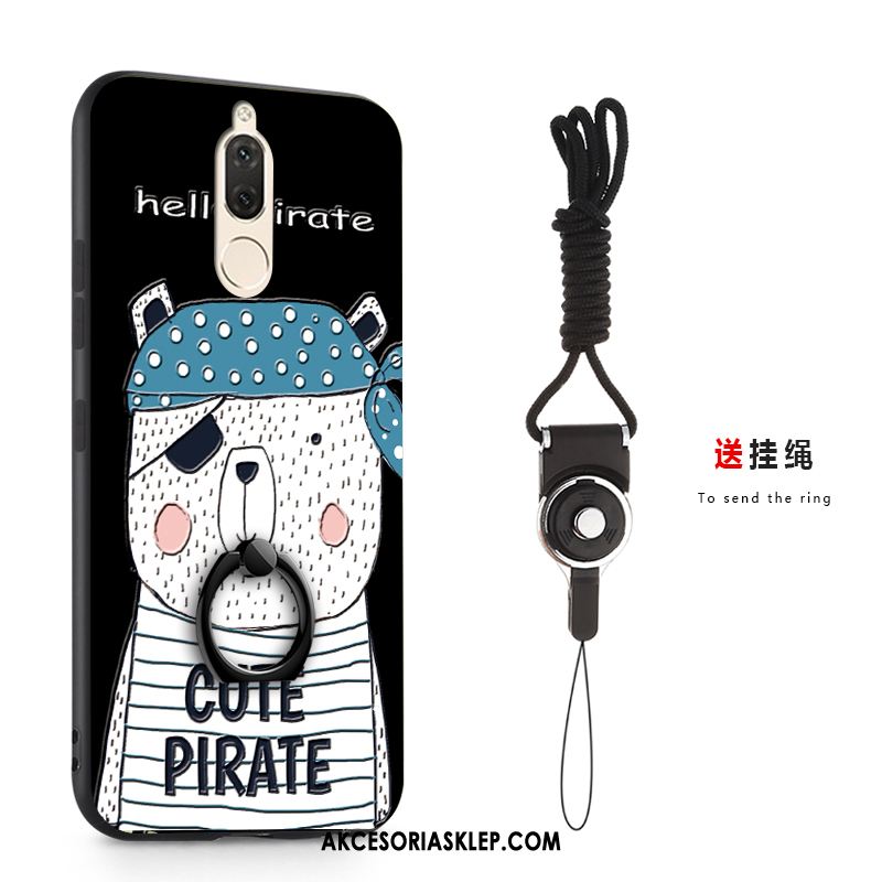 Futerał Huawei Mate 10 Lite Relief Kreskówka Miękki Czarny Telefon Komórkowy Etui Online