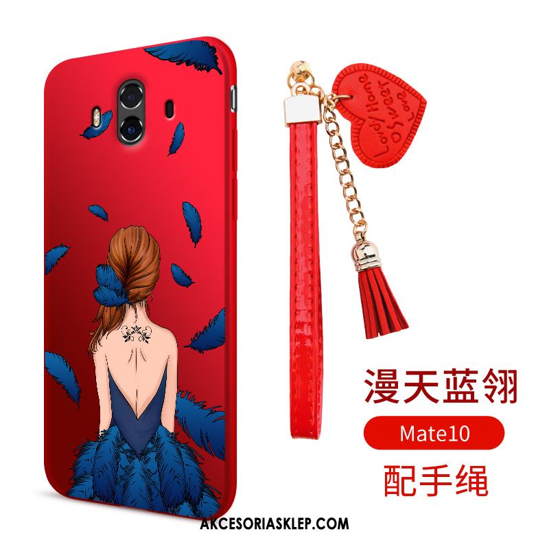 Futerał Huawei Mate 10 Miękki Telefon Komórkowy Czerwony Obudowa Tanie