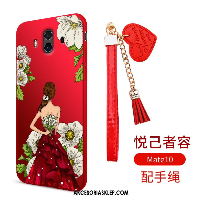 Futerał Huawei Mate 10 Miękki Telefon Komórkowy Czerwony Obudowa Tanie