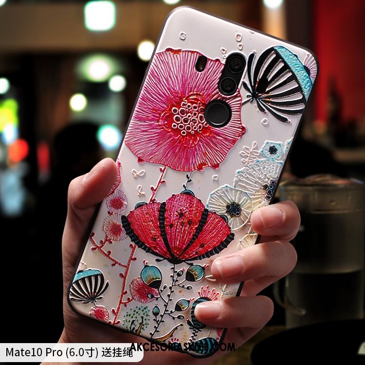 Futerał Huawei Mate 10 Pro Miękki Telefon Komórkowy Kolor Relief Etui Sklep