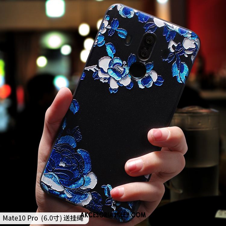 Futerał Huawei Mate 10 Pro Silikonowe Anti-fall Niebieski Telefon Komórkowy Miękki Etui Tanie