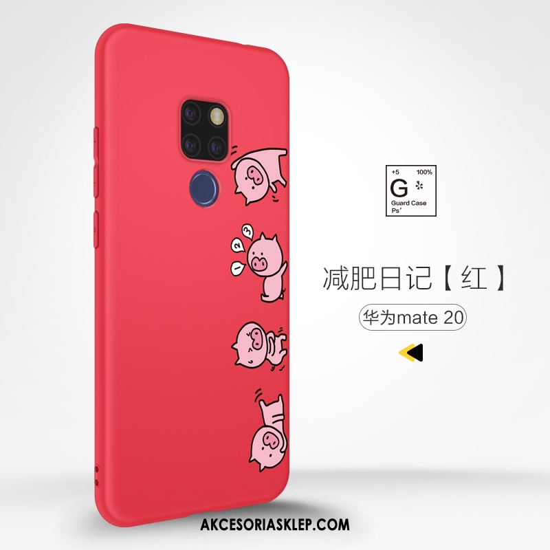 Futerał Huawei Mate 20 Moda Czerwony Netto Silikonowe Ochraniacz Wysoki Koniec Pokrowce Kupię