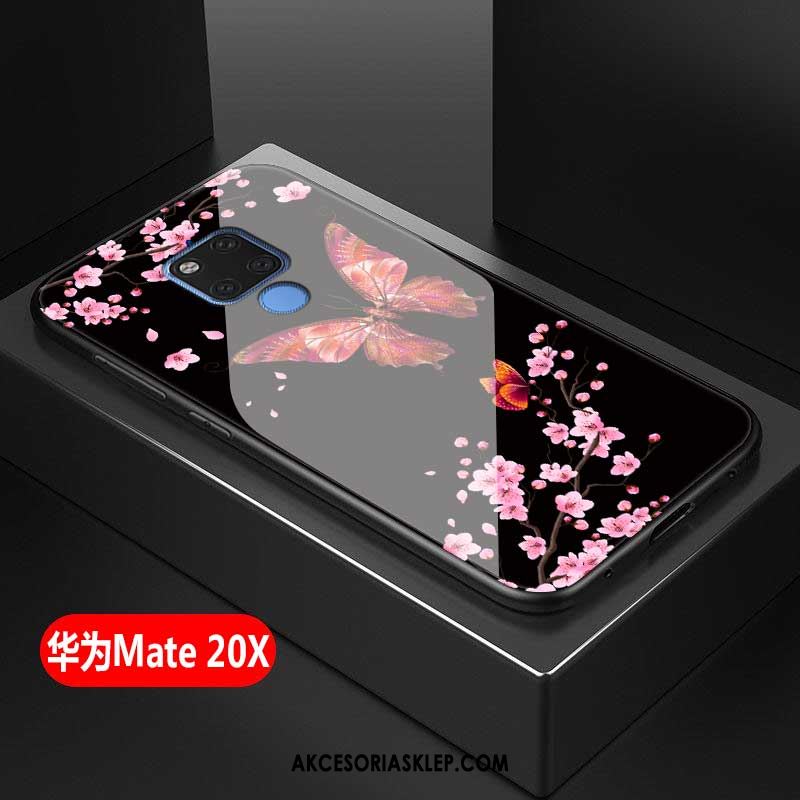 Futerał Huawei Mate 20 X Anti-fall Osobowość Silikonowe Miękki Szkło Hartowane Etui Tanie