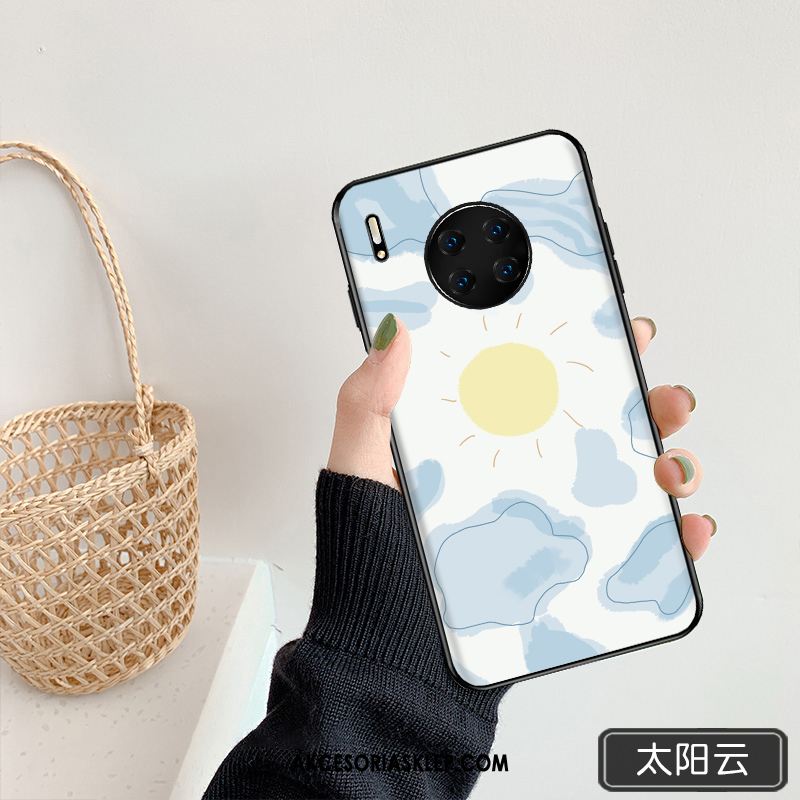 Futerał Huawei Mate 30 Zakochani Lustro Biały Osobowość Telefon Komórkowy Etui Sprzedam