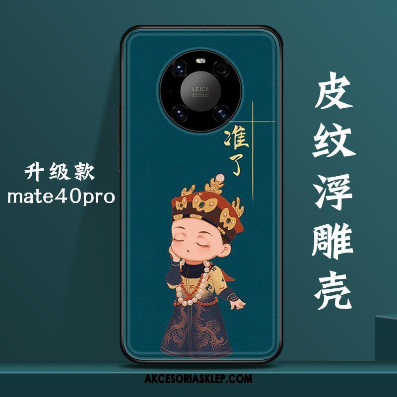 Futerał Huawei Mate 40 Pro Anti-fall Niebieski Osobowość Oryginalny Modna Marka Obudowa Sklep