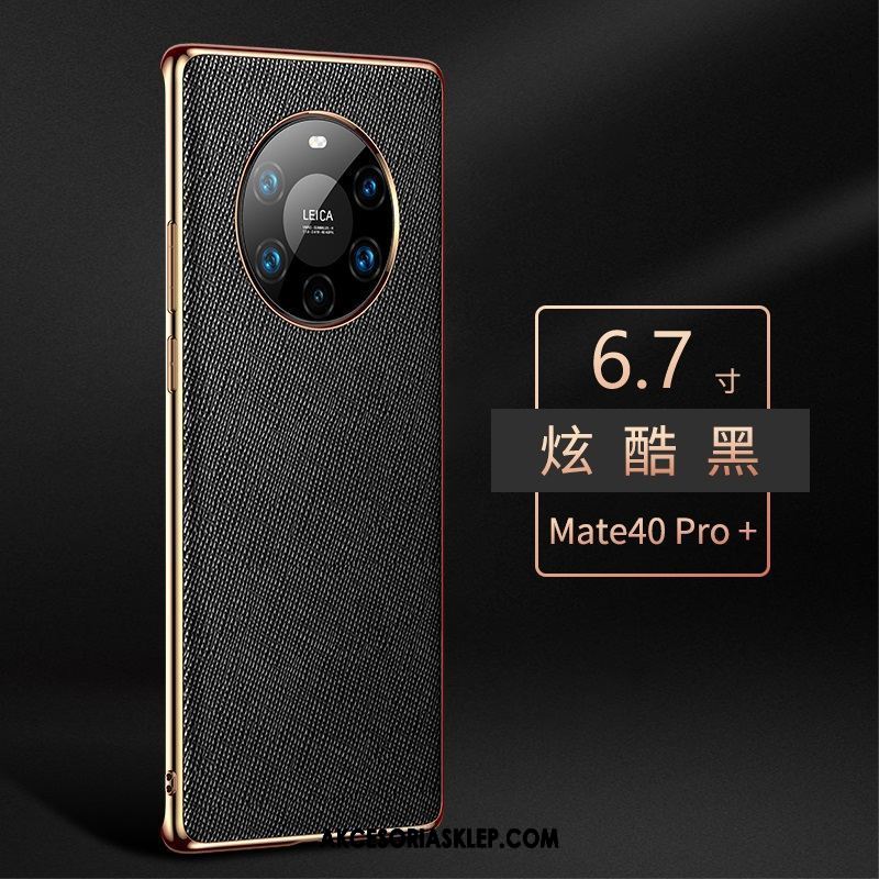 Futerał Huawei Mate 40 Pro+ Ochraniacz All Inclusive Prawdziwa Skóra Telefon Komórkowy Luksusowy Pokrowce Tanie