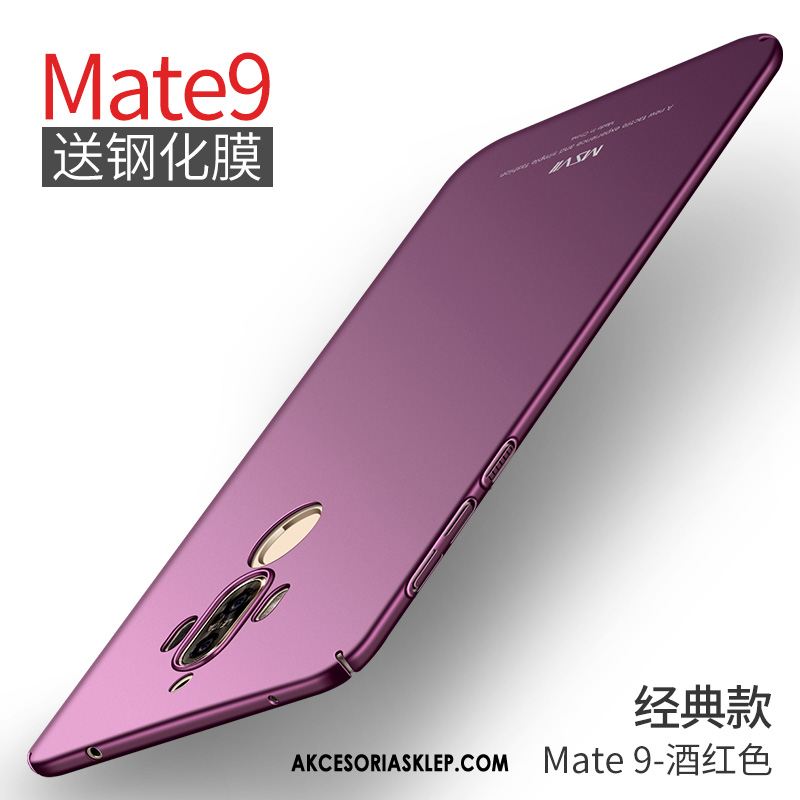 Futerał Huawei Mate 9 Czerwony Wspornik Nubuku Telefon Komórkowy Magnetyzm Obudowa Tanie