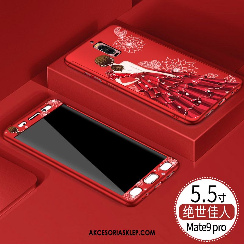 Futerał Huawei Mate 9 Pro Wisząca Szyja Anti-fall Ochraniacz Telefon Komórkowy Czerwony Netto Pokrowce Sprzedam