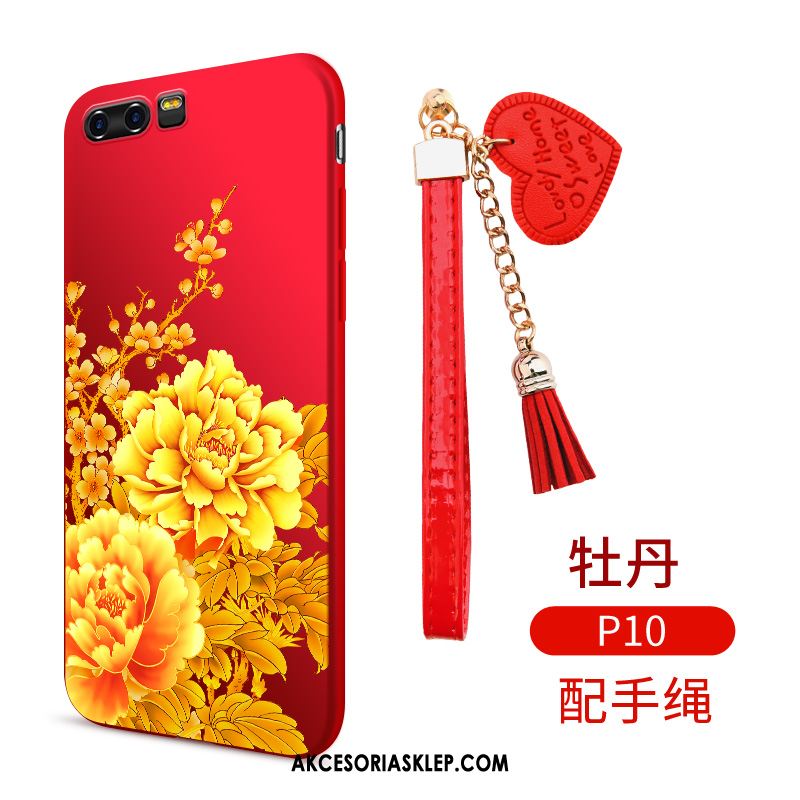 Futerał Huawei P10 Ochraniacz Telefon Komórkowy Czerwony Silikonowe Obudowa Tanie