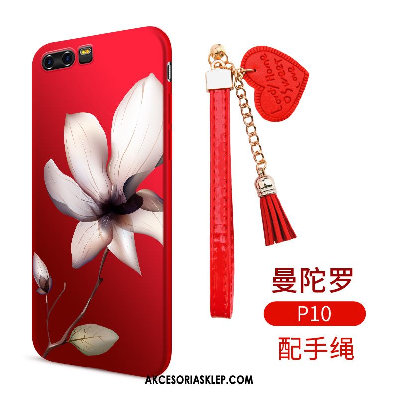 Futerał Huawei P10 Ochraniacz Telefon Komórkowy Czerwony Silikonowe Obudowa Tanie