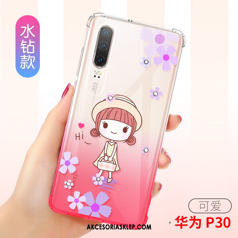 Futerał Huawei P30 All Inclusive Miękki Silikonowe Telefon Komórkowy Różowe Etui Kupię
