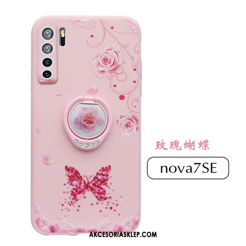 Futerał Huawei P40 Lite 5g All Inclusive Różowe Telefon Komórkowy Ochraniacz Nubuku Obudowa Online