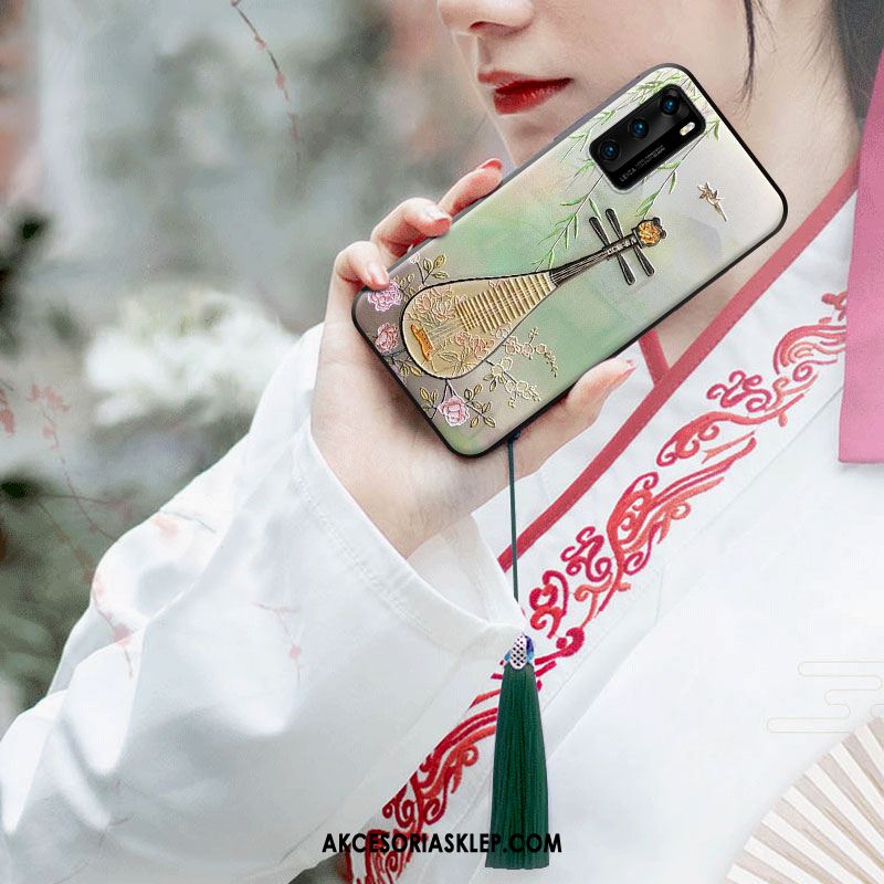 Futerał Huawei P40 Z Frędzlami Miękki Chiński Styl Telefon Komórkowy Różowe Pokrowce Sprzedam