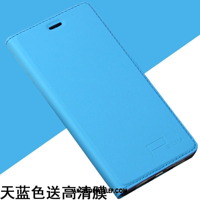 Futerał Huawei P8 Klapa Telefon Komórkowy Niebieski Młodzież Skórzany Futerał Obudowa Online