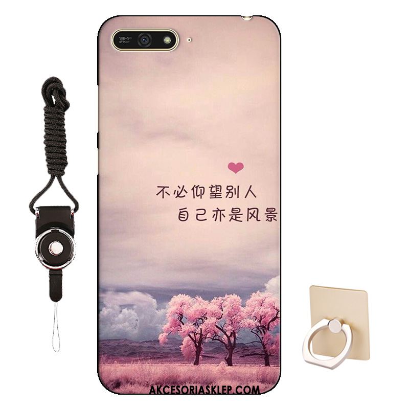 Futerał Huawei Y6 2018 Dostosowane Ochraniacz Różowe Telefon Komórkowy Pokrowce Kupię