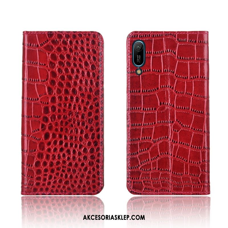 Futerał Huawei Y6 2019 Klapa Silikonowe Telefon Komórkowy Nowy Krokodyl Etui Sklep