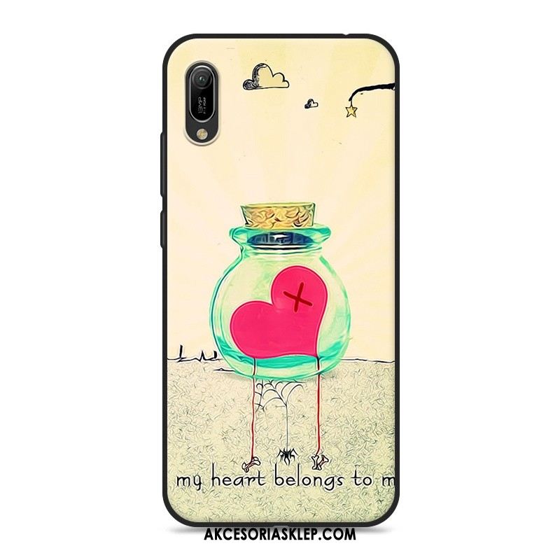 Futerał Huawei Y6 2019 Kreskówka Różowe Miękki Silikonowe Telefon Komórkowy Obudowa Kupię