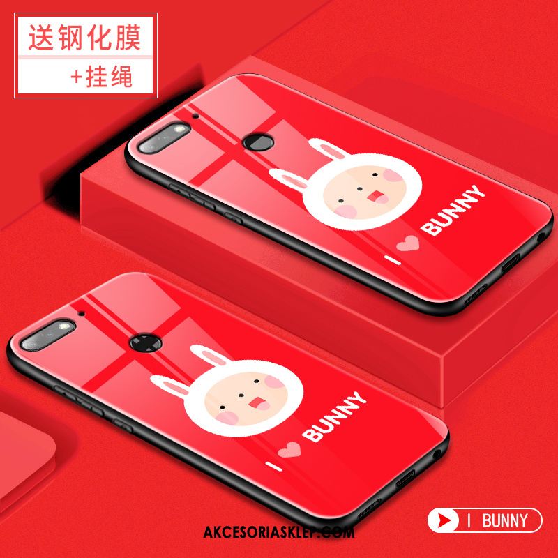 Futerał Huawei Y7 2018 Różowe Tendencja Filmy Telefon Komórkowy Szkło Hartowane Obudowa Online