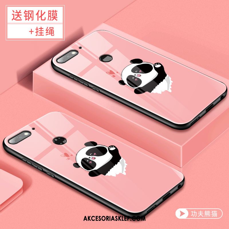 Futerał Huawei Y7 2018 Różowe Tendencja Filmy Telefon Komórkowy Szkło Hartowane Obudowa Online