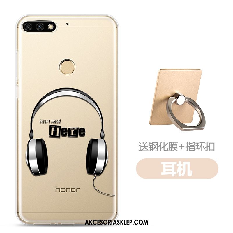 Futerał Huawei Y7 2018 Szkło Hartowane Telefon Komórkowy Przezroczysty Kreskówka Filmy Etui Na Sprzedaż