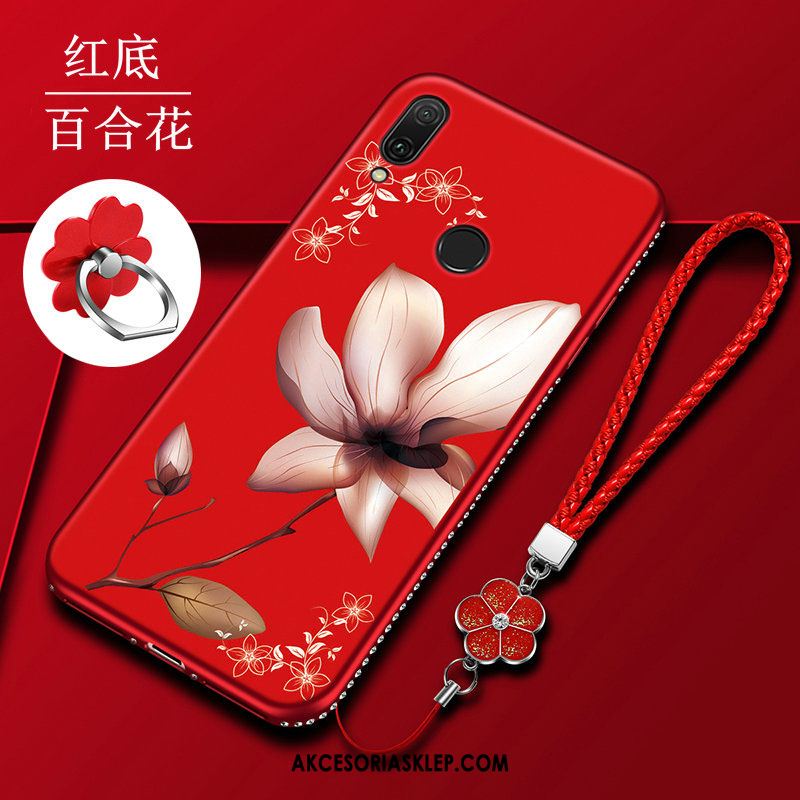 Futerał Huawei Y7 2019 Czerwony Netto Kreatywne Ochraniacz Osobowość Anti-fall Obudowa Sprzedam