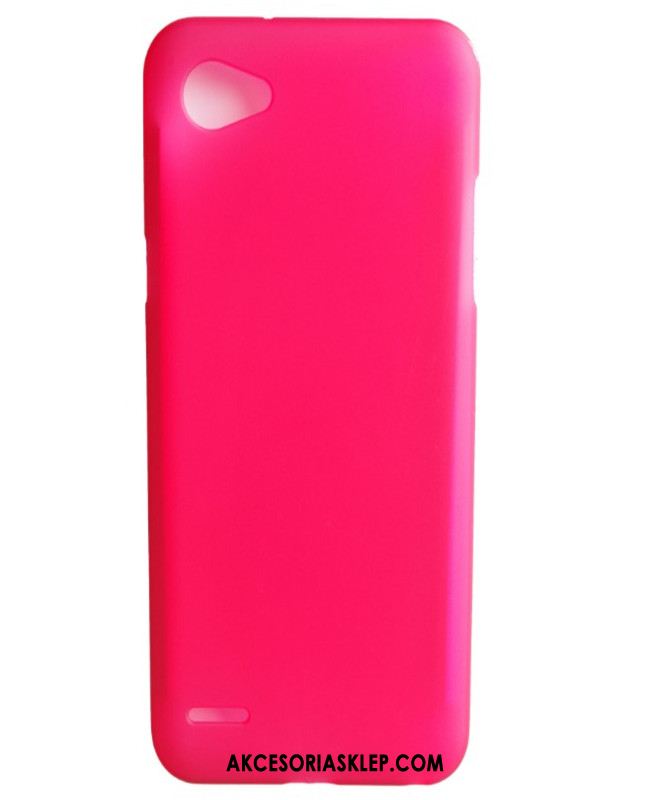 Futerał Lg Q6 Nubuku Telefon Komórkowy Różowe Przezroczysty Mini Etui Tanie