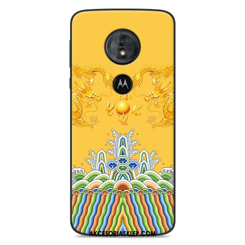 Futerał Moto E5 Miękki Telefon Komórkowy Żółty Modna Marka Zakochani Online