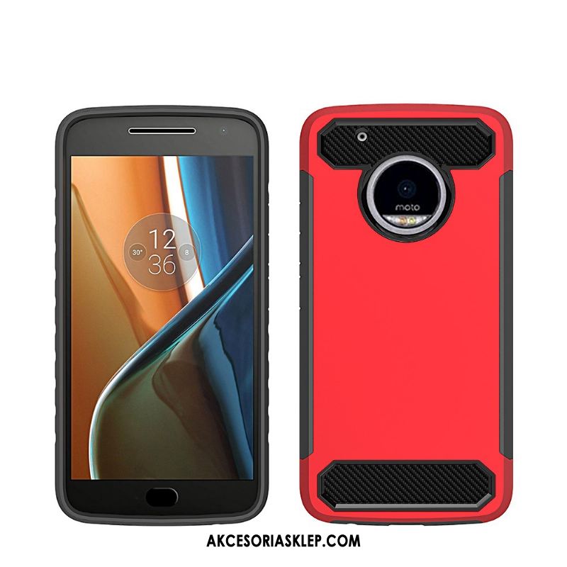 Futerał Moto X4 Telefon Komórkowy Ochraniacz Pu Czerwony Anti-fall Pokrowce Tanie