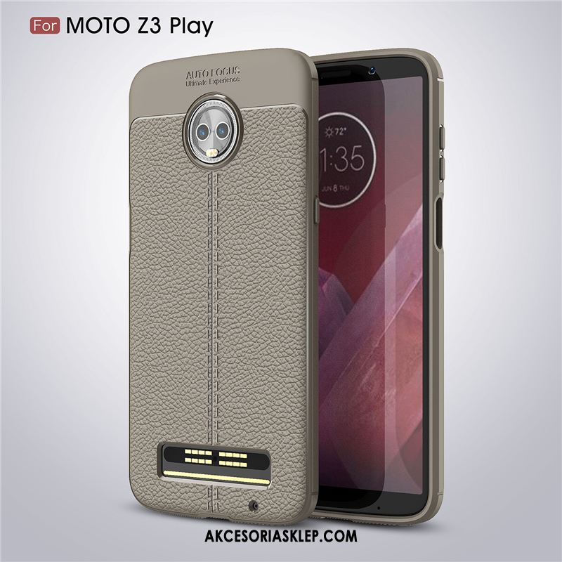 Futerał Moto Z3 Play Miękki Silikonowe Ochraniacz Telefon Komórkowy Czerwony Obudowa Na Sprzedaż
