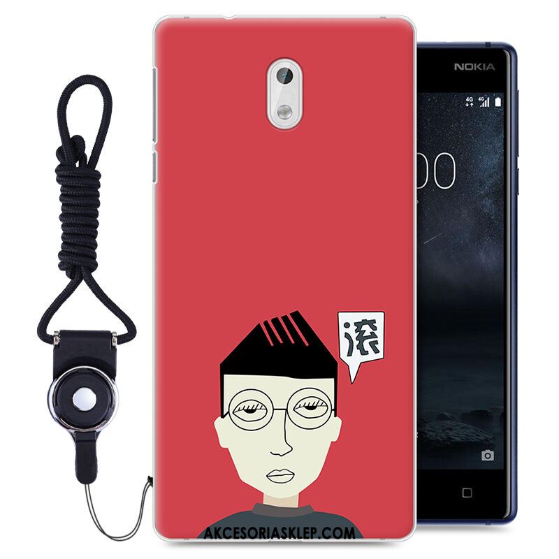 Futerał Nokia 3 Miękki Czerwony Kreatywne Telefon Komórkowy Silikonowe Etui Online