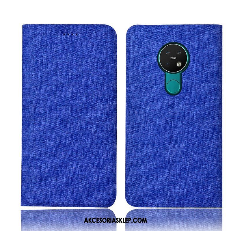 Futerał Nokia 6.2 Bawełna I Len Anti-fall Ochraniacz Telefon Komórkowy Niebieski Etui Sklep