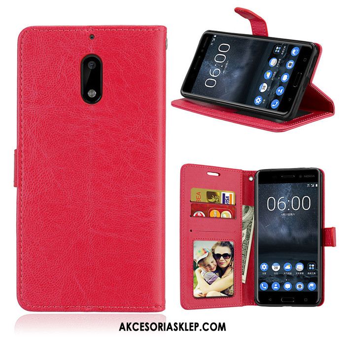 Futerał Nokia 6 Ochraniacz Silikonowe Portfel Anti-fall Telefon Komórkowy Obudowa Tanie