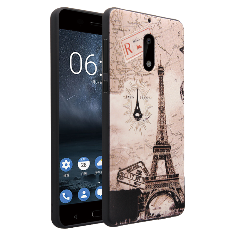 Futerał Nokia 6 Tendencja Czarny Ochraniacz All Inclusive Telefon Komórkowy Etui Kup