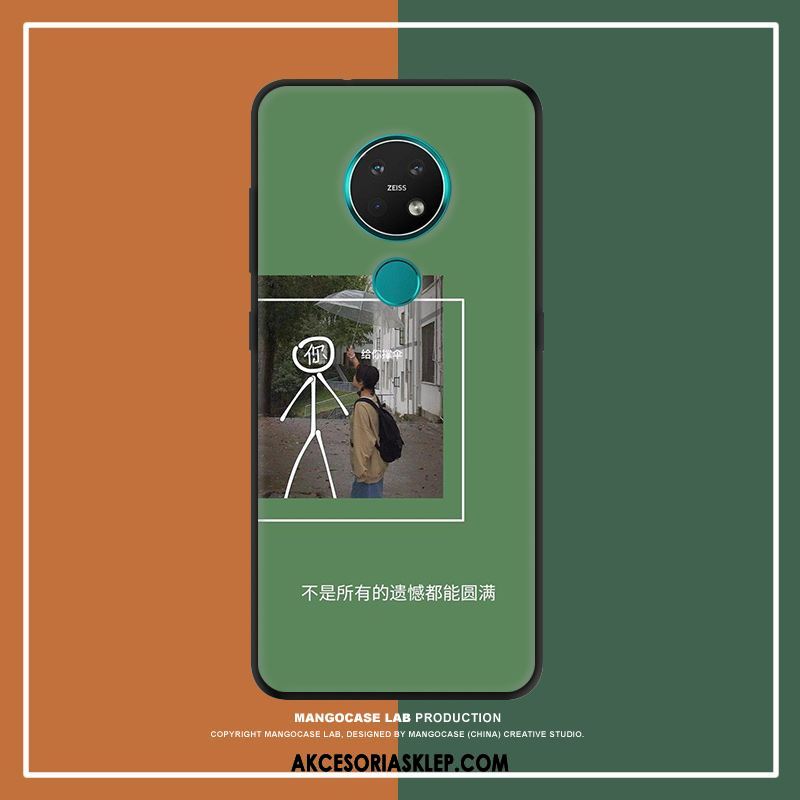 Futerał Nokia 7.2 Telefon Komórkowy Sztuka Tendencja Osobowość Zielony Etui Sklep