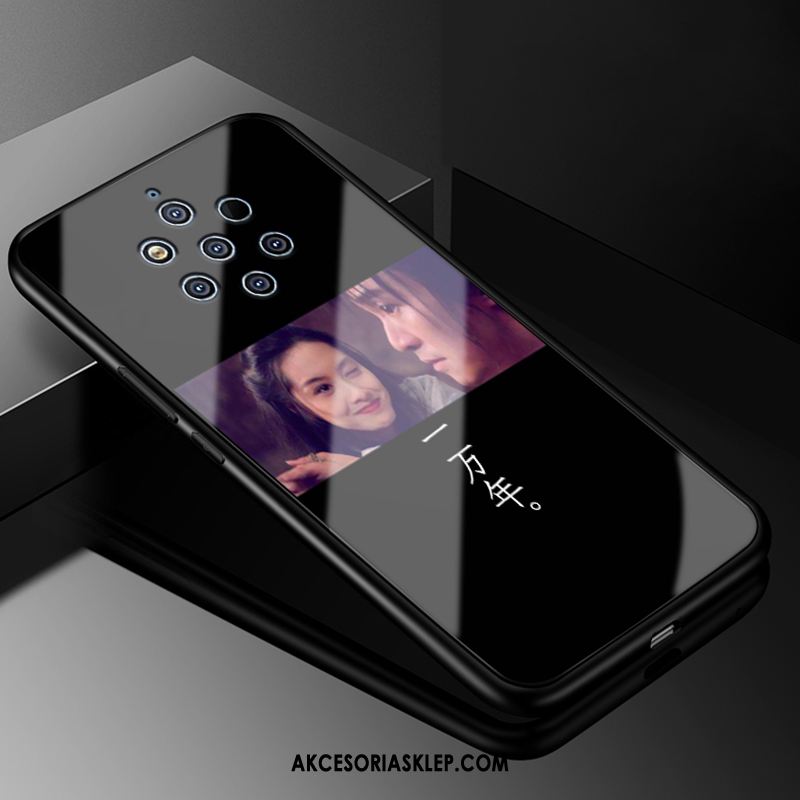 Futerał Nokia 9 Pureview All Inclusive Ochraniacz Modna Marka Szkło Czarny Etui Tanie