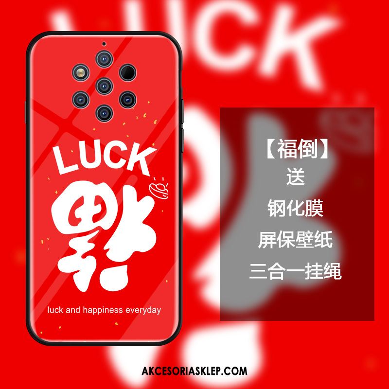Futerał Nokia 9 Pureview Chiński Styl Ochraniacz Sztuka All Inclusive Czerwony Etui Tanie