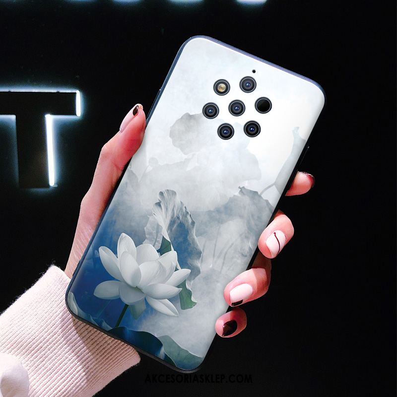 Futerał Nokia 9 Pureview Sztuka All Inclusive Biały Silikonowe Kwiaty Pokrowce Sklep